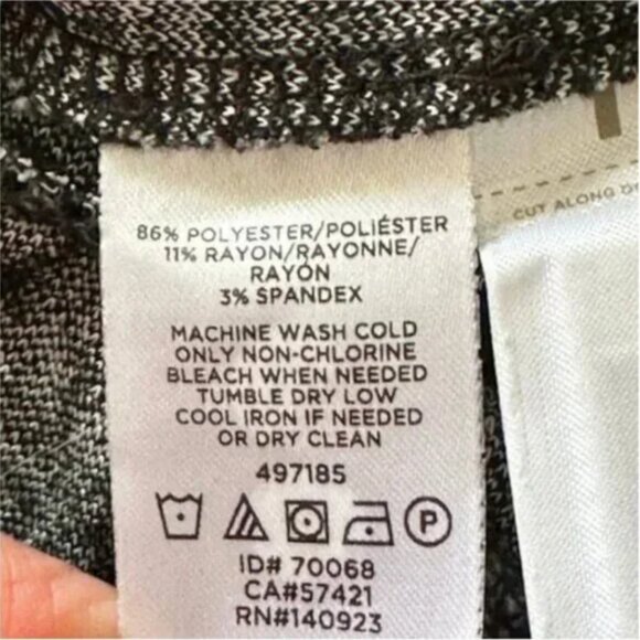 Loft Women's Tweed Boucle Ruffle Hem Midi Shift Dress Size Small Petite - Picture 9 of 9